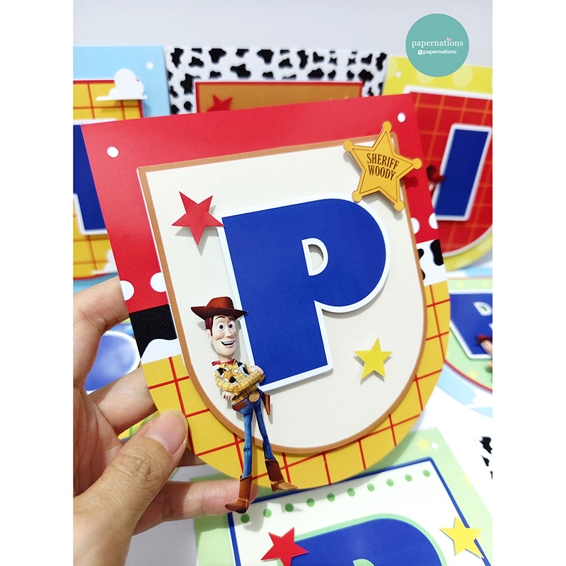 Toy Story Bunting Flag 3D